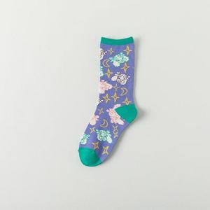 Calcetines de Algodón Personalizados con Dibujos Animados para Mujer y Hombre, Otoño Invierno, Medias a Media Pantorrilla, Lindos Calcetines de Jacquard a la Moda para Parejas, Venta al Por Mayor - Product Image 5