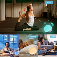 Máquina de Sonido Portátil con 1 Canción Relajante para Dormir Bebés, Batería Android, Control por Voz con Asistente de Google, para Hogar, Hotel y Exteriores