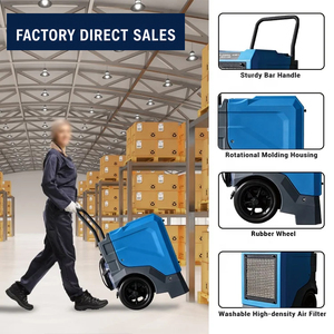 Distributeur de fabrication sous contrat recherché – Norme européenne OEM ODM 220-240V 65L LGR Déshumidificateur pour la restauration après dommages par eau - Product Image 4