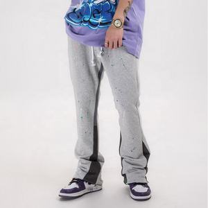 Pantalones Deportivos Personalizados con Corte Acampanado, 100% Algodón, Felpa Francesa, Pantalones Deportivos Acampanados para Hombre - Product Image 4