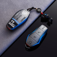Porte-clés décoratif tendance pour BYD Destroyer 05 Chazor 05 - Accessoires de porte-clés aspect métal/fibre de carbone 2022-2025