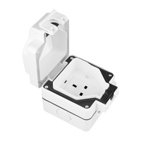 Caja de Protección para Interruptor Eléctrico y Enchufe de Carga para Exteriores, Resistente al Agua con Clasificación IP66 Británica