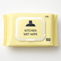 Lingettes humides multi-usages pour le nettoyage de la cuisine et de la maison, lingettes humides multi-usages pour surfaces