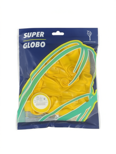 Bouée de bain Super Globo jaune en latex, ronde et gonflable, pour adultes et enfants, pour s'amuser dans l'eau - Product Image 1