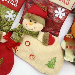 Decorazione Natalizia: Grande Borsa Regalo in Tessuto a Forma di Bambola con Testa Grande, Design Babbo Natale, Pupazzo di Neve, <span class=keywords><strong>Alce</strong></span>, per Caramelle e Regali - Product Image 5