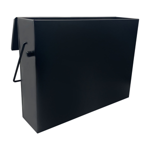 Porta cenere all'ingrosso con coperchio uso <span class=keywords><strong>camino</strong></span> nero rifinito rivestimento in polvere portante cenere - Product Image 4