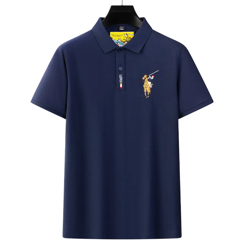 Wholesale New Design Embroidery Polo High Visibility 100% Cotton T Shirt Custom Golf Shirts Cotton Man T-Shirt 898