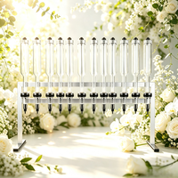 Support de Présentation de Parfums de Table en Argent 375ml, 12 Bouteilles, Qualité Supérieure, Personnalisé, pour Mariages et Bars à Parfums – Vente en Gros