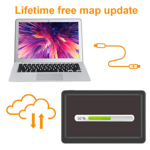 Dernières cartes 7 pouces écran tactile capacitif 8GB BT voiture stéréo <span class=keywords><strong>satellite</strong></span> Auto camion GPS navigateurs pour voitures avec Mpas gratuit - Product Image 3