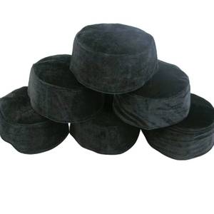 หมวกคลุมผมแบบถักโครเชต์สีพื้น Kufi Tupi รุ่นใหม่ ขายดี ปรับขนาดได้ หมวกอิสลามสำหรับผู้ชาย สั่งตรงจาก - Product Image 2
