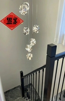 Fabricant de systèmes de balustrades décoratives noires en aluminium pour escaliers intérieurs modernes et luxueux