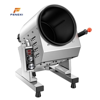 Wok électrique automatique FXL, machine à frire rotative, équipement de cuisine pour riz frit, usage en restaurant