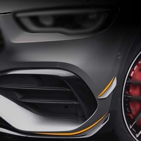 Lame avant en ABS noir brillant pour Mercedes-Benz GLA-Class H247 Version Sport GLA35 45 200 2020+