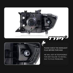 Conjuntos de faros delanteros TYPY para Toyota Land Cruiser LC76 LC71 con lentes LED, luces de circulación diurna y luces direccionales - Product Image 5