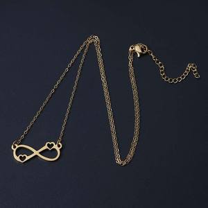 <span class=keywords><strong>Collana</strong></span> a catena infinita da donna in acciaio inossidabile lucidato a specchio in acciaio inossidabile di alta qualità - Product Image 4