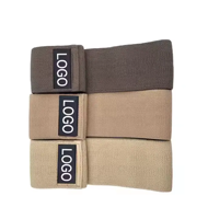 Bandes de Résistance Élastiques en Tissu Tricoté pour Yoga et Fitness, pour Hommes et Femmes, Cercle de Fitness pour les Hanches