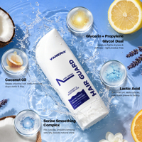 Masque capillaire VANERIA : Prévient les dommages du chlore, adoucit les cheveux pendant la baignade, crème de protection capillaire avant la baignade