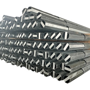 Poste de distribución de energía galvanizado por inmersión en caliente de 35 pies y 40 pies, poste de acero eléctrico - Product Image 1