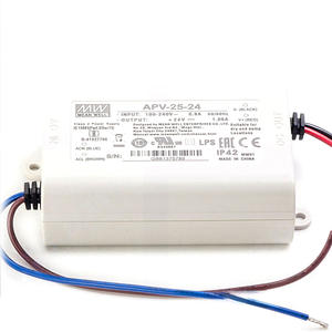 Mean Well APV-25-24 25W 24V IP42 Waterproof 83% Efficiency Constant Voltage <strong>LED</strong> <strong>Driver</strong> Power Supply For Signage Applications - Product Image 3