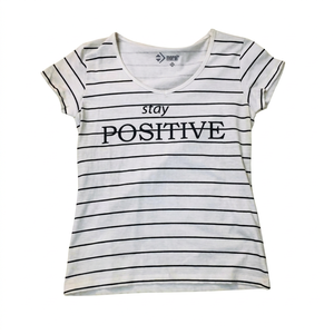 Best Selling 100% Cotton White Ladies T-Shirt Casual Style Sequined Diamonds Letter Pattern Eco-Friendly Quick Dry Breathable - Product Image 1