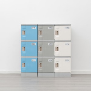 Hiện đại Locker bán buôn 3 6 9 18 cửa ABS Locker phòng tập thể dục lưu trữ tủ với CE chứng nhận nhựa thông minh Locker - Product Image 3
