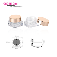 Soins de la peau couleur blanche conteneur cosmétique conteneurs de poudre libre 2ml beauté comme emballage vide poudre compacte