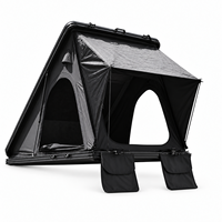 Tenda Atap Hidrolik Segitiga Berbahan Aluminium Keras untuk Berkemah SUV Off Road 4x4