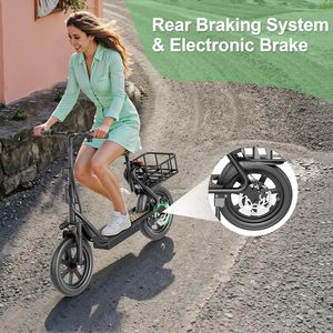 Premium velocità massima 22mph Scooter elettrico Per adulti 500W motore 14 ''pneumatico 27/49 miglia 40 km/h velocità Max 20km Per gamma - Product Image 6