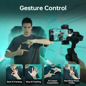 Stabilisateur de smartphone Smooth 5S AI avec suivi magnétique, stabilisateur de téléphone 3 axes pour Android, Smooth 5S AI rehausse l'expérience mobile - Product Image 3