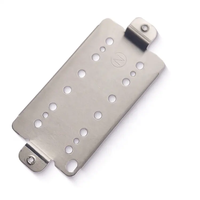 Grosir 49.2mm 50mm 52mm nikel perak Humbucker gitar leher jembatan Pickup Baseplate dengan 50/52mm tiang spacing