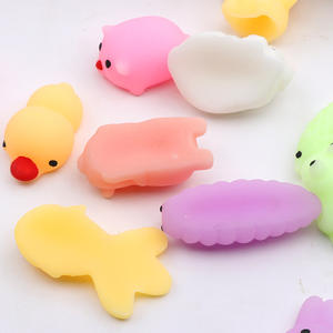 CHENXI Kawaii TPR Squishies de Animales de Compresión Lenta, Mini Juguetes Blandos Antiestrés para Niños, Lindos Squishies Fidget para Aliviar el Estrés - Product Image 3