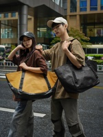 Sac fourre-tout Tyvek imperméable et lavable grande capacité avec fermeture éclair, sac à bandoulière de voyage en papier, personnalisable en gros