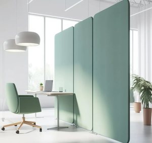 Panneaux <span class=keywords><strong>de</strong></span> <span class=keywords><strong>séparation</strong></span> acoustiques <span class=keywords><strong>de</strong></span> <span class=keywords><strong>bureau</strong></span> en feutre PET polyester recyclés 100% écologiques - Product Image 3