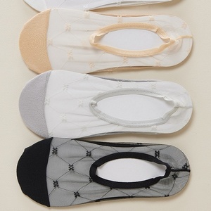 Chaussettes invisibles en dentelle ultra fines respirantes antidérapantes pour femmes, chaussettes plates A01-1-6 - Product Image 6