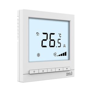 Thermostat FCU 2 tuyaux pour climatisation 0-10V 24V programmable avec programmation et capteur à distance HL2123V2-E - Product Image 2