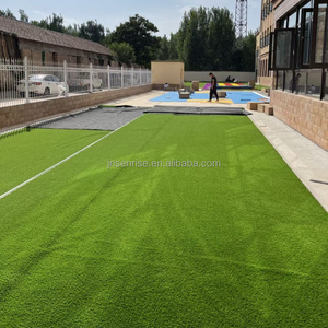 Gazon synthétique de haute qualité pour terrain de football, gazon sportif naturel durable, <span class=keywords><strong>pelouse</strong></span> artificielle pour cour d'école, terrain de sport extérieur - Product Image 4