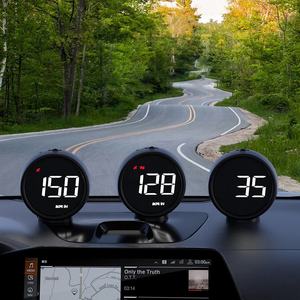 <span class=keywords><strong>HUD</strong></span> Popular para Automóviles 2026, Pantalla de Velocidad LED Universal al 100%, G1 con Alarma de Velocidad GPS, Fácil de Instalar - Product Image 2