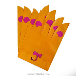 Sac en plastique personnalisé avec impression couleur personnalisée, style oreilles de lapin, portable, pour le shopping - Product Image 2