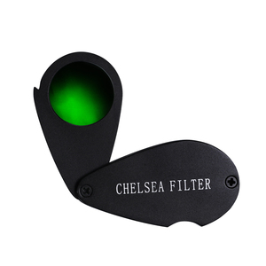 Filtro Chelsea Duradero de 21 mm de Diámetro, Herramienta Mini para Gemas con Filtro de Vidrio, Diseño Plegable, Color Negro Resistente - Product Image 1