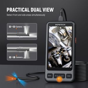 <span class=keywords><strong>DEPSTECH</strong></span> Endoscope avec écran IPS 5 pouces, lumière intégrée, HD 1080P, pour inspection des égouts, affichage en écran partagé, câble flexible de 16,5 pieds, MicroSD, pour usage domestique - Product Image 4