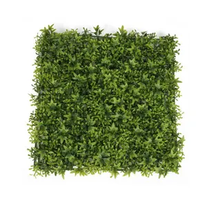 2023 Alta Qualidade Backdrop Plástico Grama Verde Foliage Painel Artificial Buxo Hedge Para Jardim Fornecedor Decoração Do Casamento