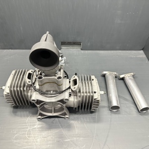 เครื่องยนต์โดรน UAV 170cc 350cc 700cc เครื่องยนต์จุดระเบิดอิเล็กทรอนิกส์ เครื่องยนต์โดรนเบนซินสำหรับเครื่องบินบังคับวิทยุ ปีกคู่ 2 สูบ - Product Image 4