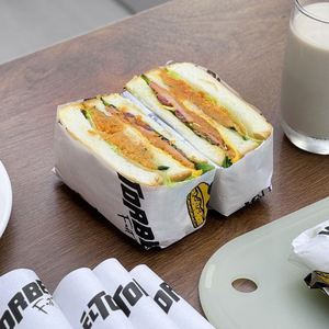 Custom Printed Biodegradable Grease Proof PE Laminated <b>Paper</b> Anti Grease for Burger Wrapper French Fries <b>Paper</b> for Fast Food - Product Image 2