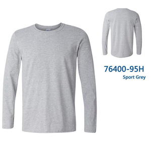 MNO Men's Long Sleeve T-Shirt 100% Cotton 180gsm O-Neck Regular Fit Solid <b>White</b> Blank Design Formal Wear - Product Image 4