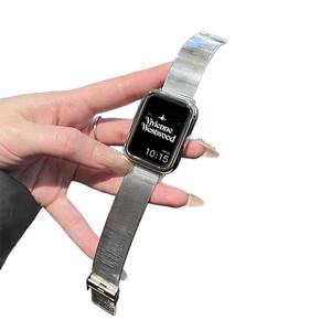 Correa de Lujo de Acero Inoxidable de 20 mm <span class=keywords><strong>para</strong></span> Smart Band 9 Pro, Brazalete con Cierre Metálico Compatible con Redmi Band 4/<span class=keywords><strong>5</strong></span> <span class=keywords><strong>Smartband</strong></span> - Product Image 5