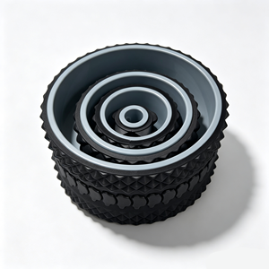 JUICYOU Lot de 4 roues de yoga en mousse EVA, roues de massage du dos à noyau creux pour Pilates et étirements de la colonne vertébrale, usage commercial, vente en gros - Product Image 4