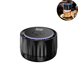Kit fumeur électrique pour whisky avec 6 saveurs de <span class=keywords><strong>copeaux</strong></span> de bois, infuseur de fumée pour cocktails et boissons - Product Image 1