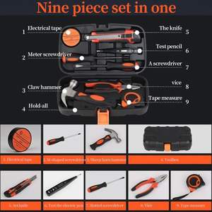 Chất Lượng Cao <span class=keywords><strong>9Pcs</strong></span> Đa-Chức Năng Xe Đạp Sửa Chữa Công Cụ Nhà Phần Cứng Tay Công Cụ <span class=keywords><strong>Kit</strong></span> - Product Image 2