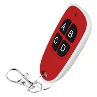 Télécommande sans fil universelle RF Huyo 4 boutons 315/433,92 MHz avec batterie remplaçable en ABS pour portail de garage