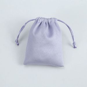 Sac en velours rose personnalisé de grande taille avec logo pour l'emballage de cadeaux, sacs en velours personnalisés avec cordon de serrage pour vêtements et chaussures, sac anti-poussière - Product Image 3